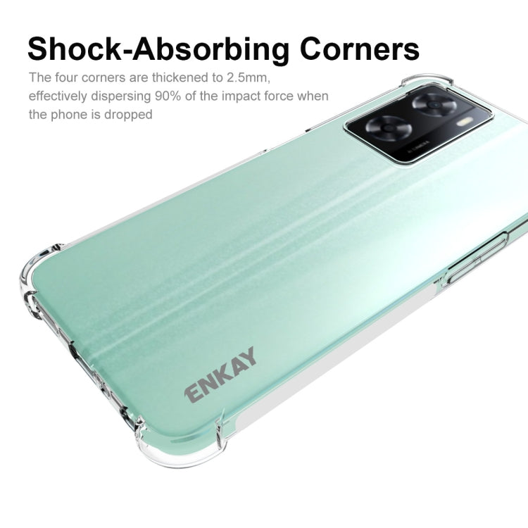 Mint clear TPU phone case with shock-absorbing corner bump protection