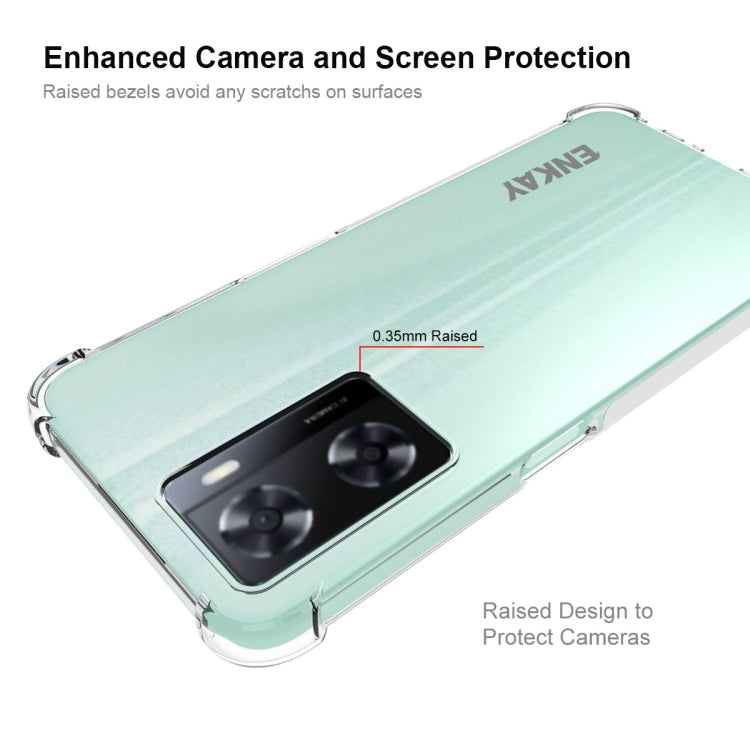 Mint TPU phone case with raised camera and screen protection around openings