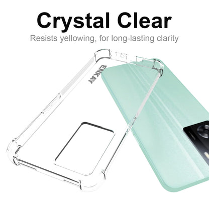 Crystal-clear transparent TPU phone case with cutouts and slim protective frame