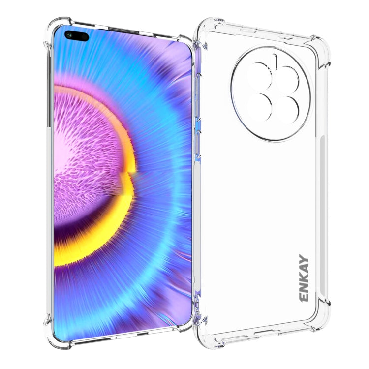 Transparent TPU shockproof phone case with slim clear frame and camera openings