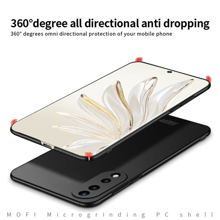 Black frosted hard phone case with raised screen edges and camera cutouts