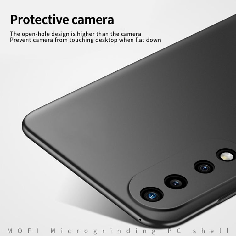 Black frosted hard phone case with raised camera opening and lens cutouts