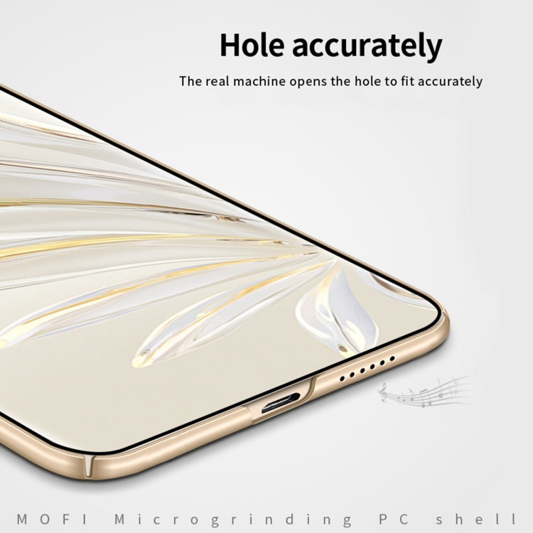 Gold frosted hard phone case with bottom port cutouts and slim side frame