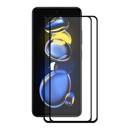 For Xiaomi Poco X4 GT / Redmi Note 11T Pro 2pcs ENKAY Hat-Prince Full Glue 0.26mm 9H 2.5D Tempered Glass Full Film, For Xiaomi Poco X4 GT(1 PC), For Xiaomi Poco X4 GT(2 PCS), For Xiaomi Poco X4 GT(5 PCS), For Xiaomi Poco X4 GT(10 PCS)