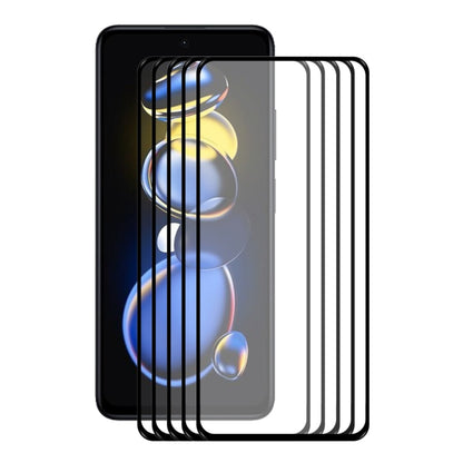 For Xiaomi Poco X4 GT / Redmi Note 11T Pro 2pcs ENKAY Hat-Prince Full Glue 0.26mm 9H 2.5D Tempered Glass Full Film, For Xiaomi Poco X4 GT(1 PC), For Xiaomi Poco X4 GT(2 PCS), For Xiaomi Poco X4 GT(5 PCS), For Xiaomi Poco X4 GT(10 PCS)