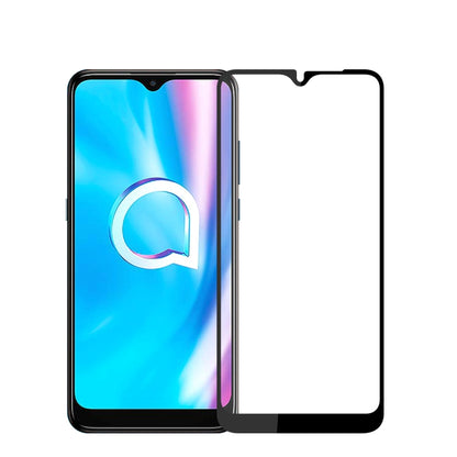 Tempered glass screen protector film for smartphone with precise cutout and clear edges