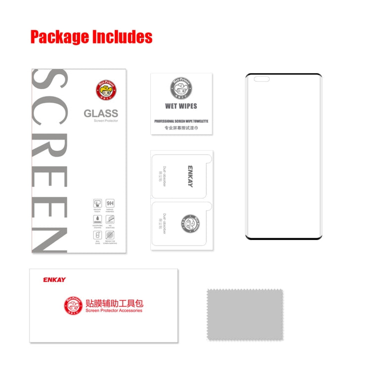 Screen protector kit for Huawei Nova 10 Pro with wet wipes and accessories