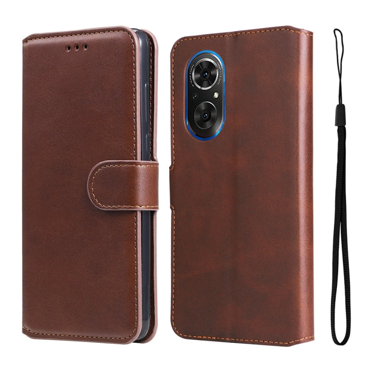 For Honor 50 SE / Huawei Nova 9 SE JUNSUNMAY Calf Texture Leather Phone Case