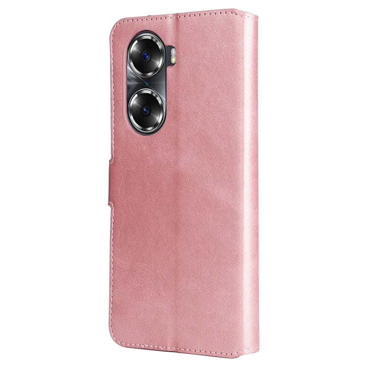 For Honor 60 JUNSUNMAY Calf Texture Leather Phone Case, For Honor 60