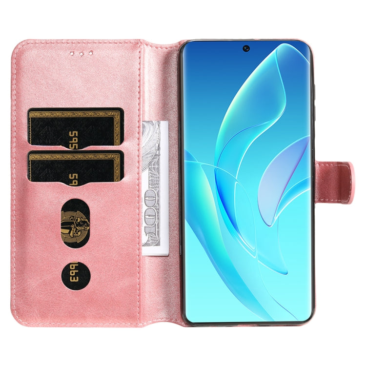 For Honor 60 JUNSUNMAY Calf Texture Leather Phone Case, For Honor 60