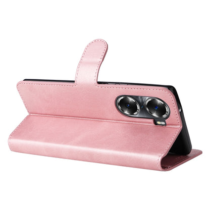 For Honor 60 JUNSUNMAY Calf Texture Leather Phone Case, For Honor 60