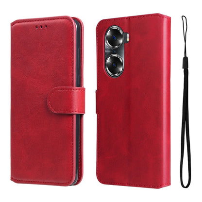 For Honor 60 JUNSUNMAY Calf Texture Leather Phone Case, For Honor 60