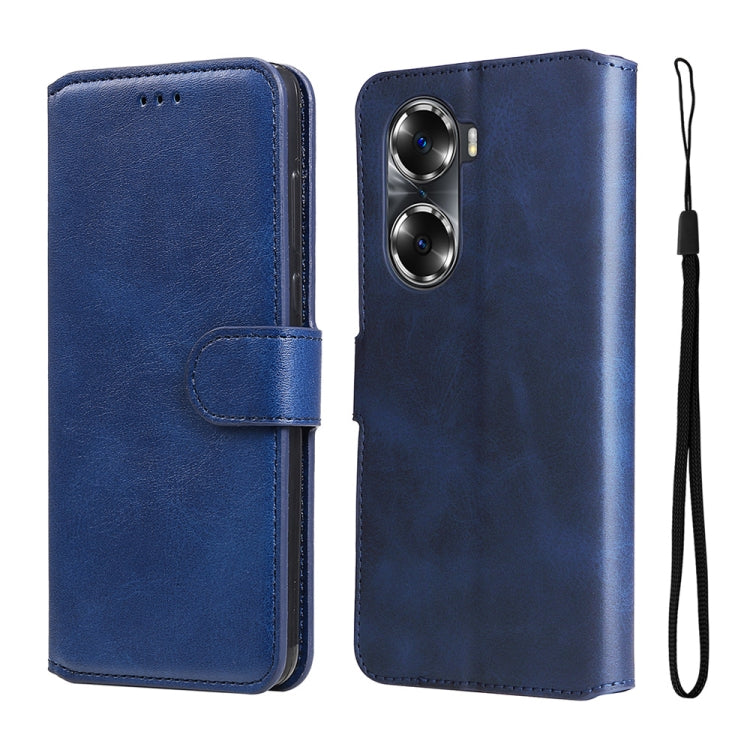 For Honor 60 JUNSUNMAY Calf Texture Leather Phone Case, For Honor 60