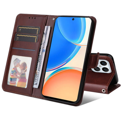 For Honor X8 / X30i / Play6T Pro JSM Calf Texture Leather Phone Case, For Honor X8 / X30i / Play6T Pro