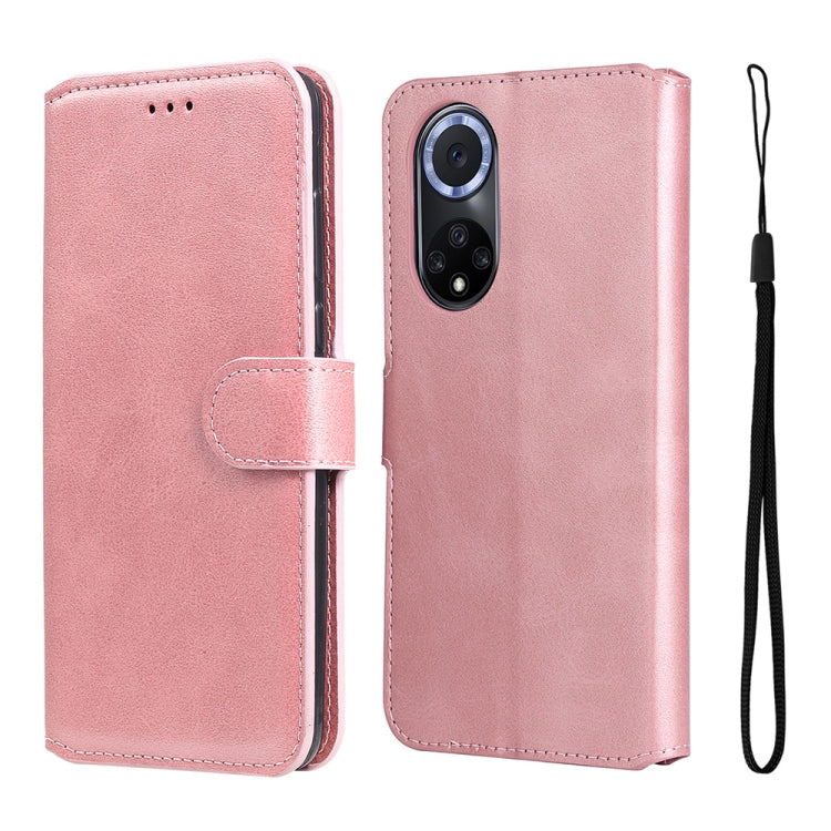For Honor 50 5G / Huawei Nova 9 JUNSUNMAY Calf Texture Leather Phone Case, For Honor 50 / Huawei Nova 9