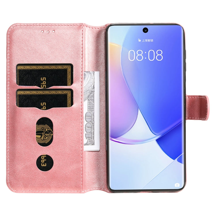 For Honor 50 5G / Huawei Nova 9 JUNSUNMAY Calf Texture Leather Phone Case, For Honor 50 / Huawei Nova 9