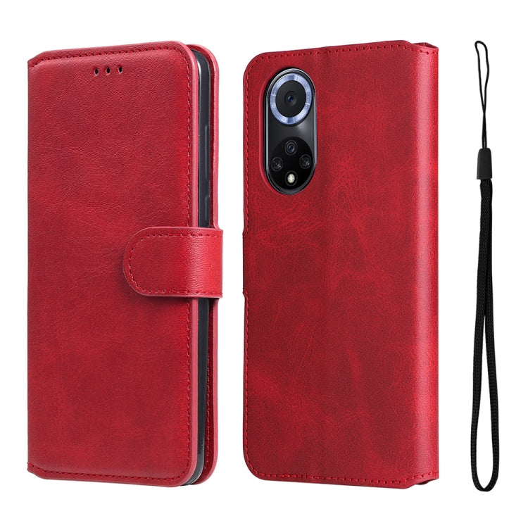 For Honor 50 5G / Huawei Nova 9 JUNSUNMAY Calf Texture Leather Phone Case, For Honor 50 / Huawei Nova 9