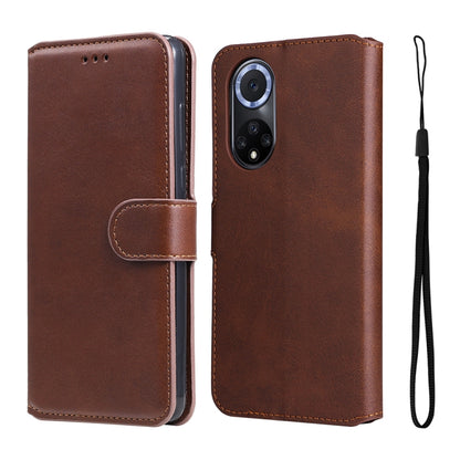 For Honor 50 5G / Huawei Nova 9 JUNSUNMAY Calf Texture Leather Phone Case, For Honor 50 / Huawei Nova 9
