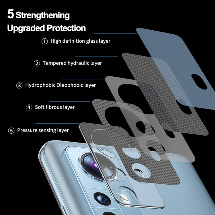 For Xiaomi 12 / 12X / 12S ENKAY 0.2mm 9H Rear Camera Tempered Glass Film, For Xiaomi 12 / 12X / 12S (1 PCS), For Xiaomi 12 / 12X / 12S (2 PCS)