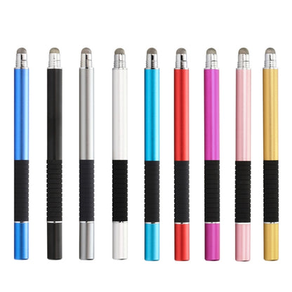 Capacitive stylus pen set with conductive cloth and precision suction tip, assorted colors