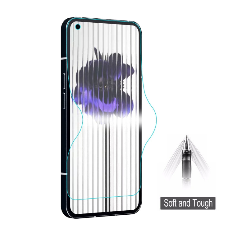 For Nothing Phone 1 screen protector film applied to front screen, full coverage