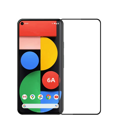 Full-screen 9H tempered glass screen protector film for a smartphone, front view