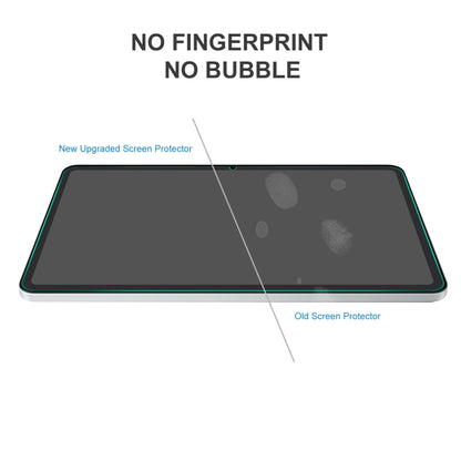 Anti-fingerprint tempered glass screen protector with bubble-free installation