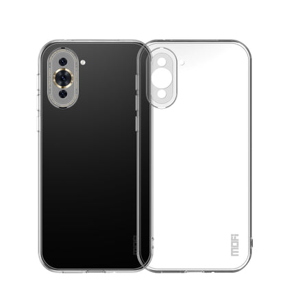 Transparent TPU phone case with dual camera cutouts and clear protective side rails