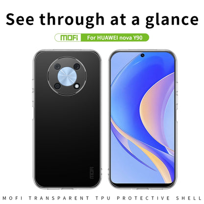 Ultra-thin TPU phone case, clear frame with black back and centered camera ring cutout.
