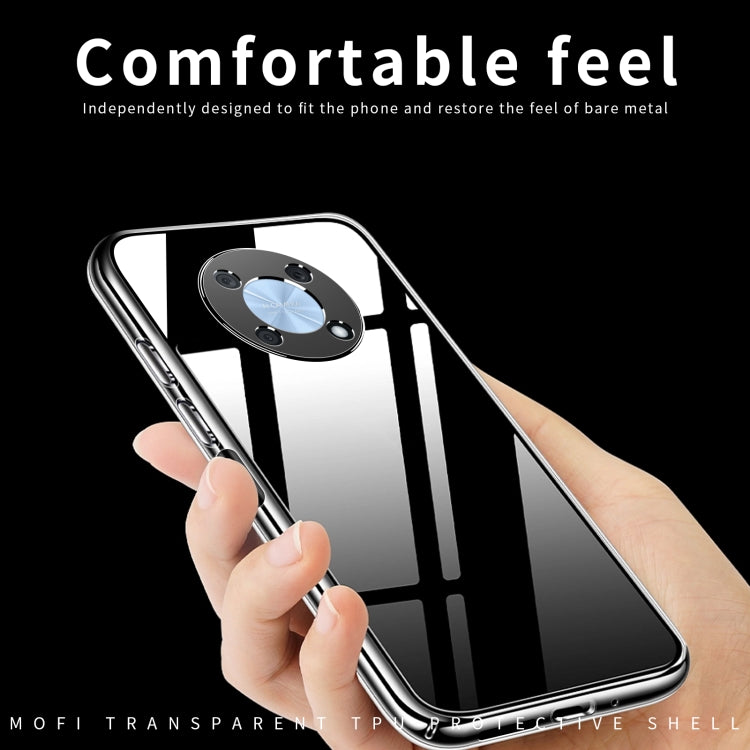 Ultra-thin TPU phone case with black striped back and clear protective corners.