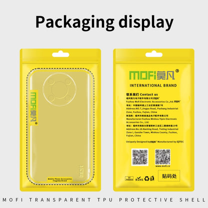 Ultra-thin TPU phone case in yellow retail package with model-specific window.