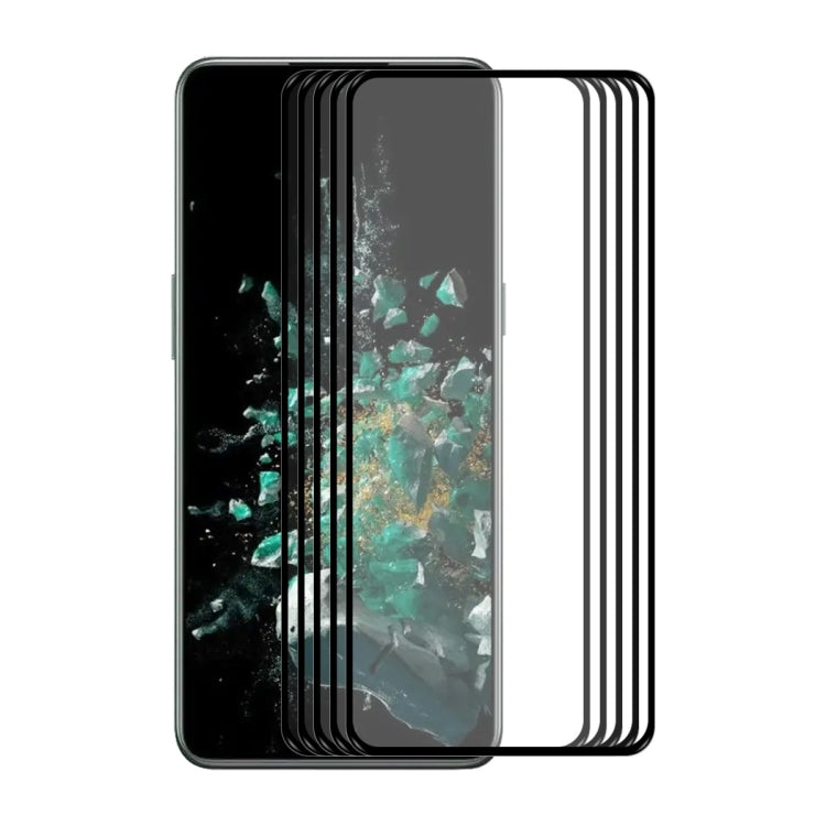 Stacked smartphone tempered glass screen protectors, clear film with 2.5D edge design