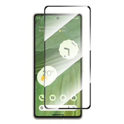 Google Pixel 7 full glue tempered glass screen protector, 2.5D rounded edges