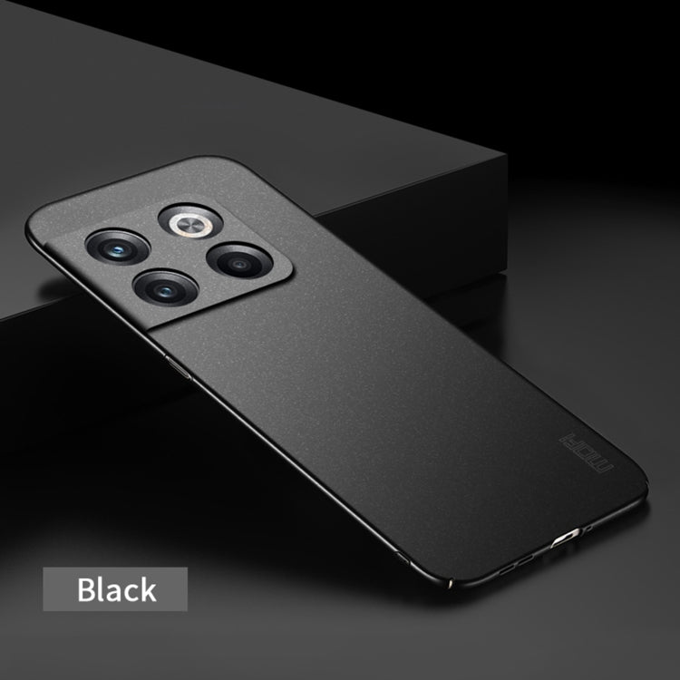 MOFI frosted PC hard phone case, matte black with triple camera cutouts
