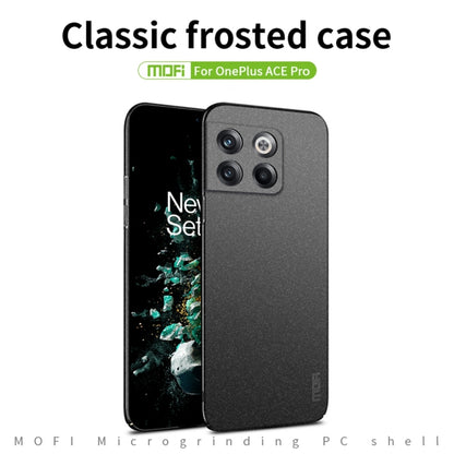 MOFI frosted PC hard phone case, dark gray back with camera openings