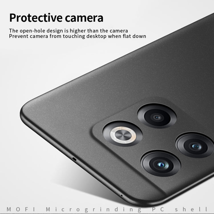 MOFI frosted PC hard phone case, open-hole design near triple camera