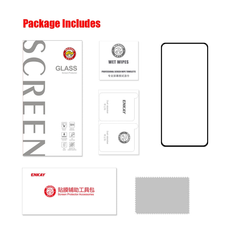 For Xiaomi 12 Lite ENKAY Full Glue 0.26mm 9H 2.5D Tempered Glass Full Film, For Xiaomi 12 Lite(1 PCS), For Xiaomi 12 Lite (2 PCS), For Xiaomi 12 Lite (5 PCS), For Xiaomi 12 Lite (10 PCS)