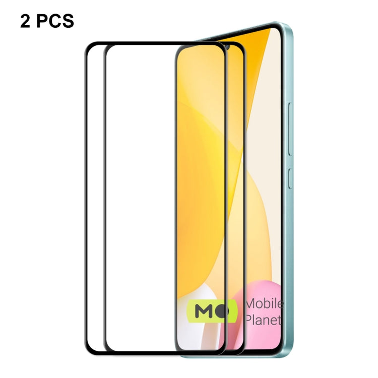 2-pack tempered glass screen protector set for Xiaomi 12 Lite, full coverage