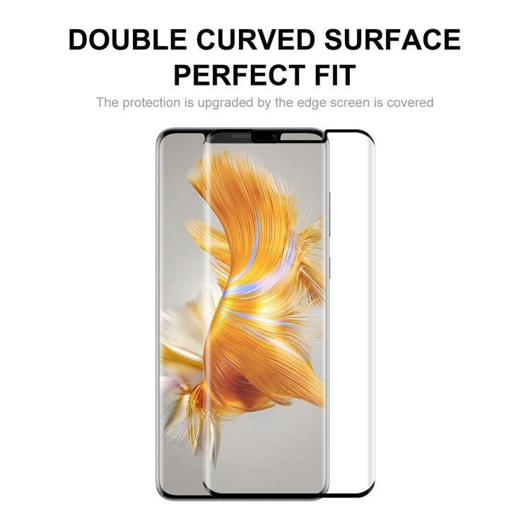 For Huawei Mate 50 Pro ENKAY 3D Curved Heat Bending Explosion-proof Tempered Glass Full  Film, 1pcs, 2pcs, 5pcs