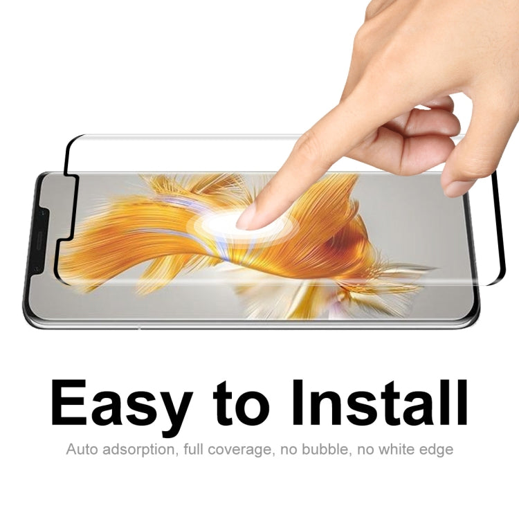 For Huawei Mate 50 Pro ENKAY 3D Curved Heat Bending Explosion-proof Tempered Glass Full  Film, 1pcs, 2pcs, 5pcs