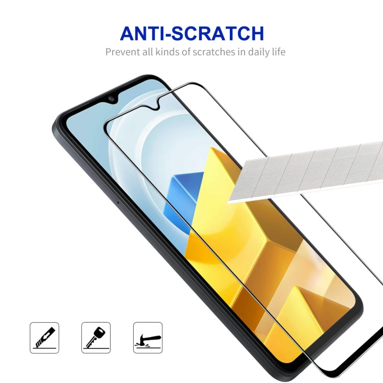 Anti-scratch tempered glass screen protector, clear 2.5D full-glue film