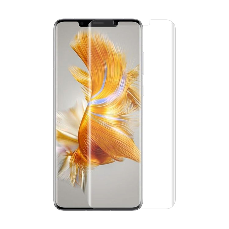Curved full-coverage PET screen protector film for Huawei Mate 50 Pro, clear