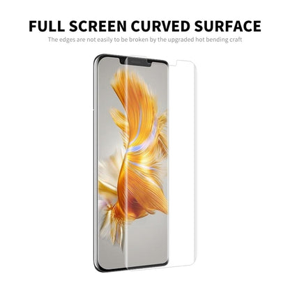 Full-screen curved PET screen protector film for Huawei Mate 50 Pro, clear