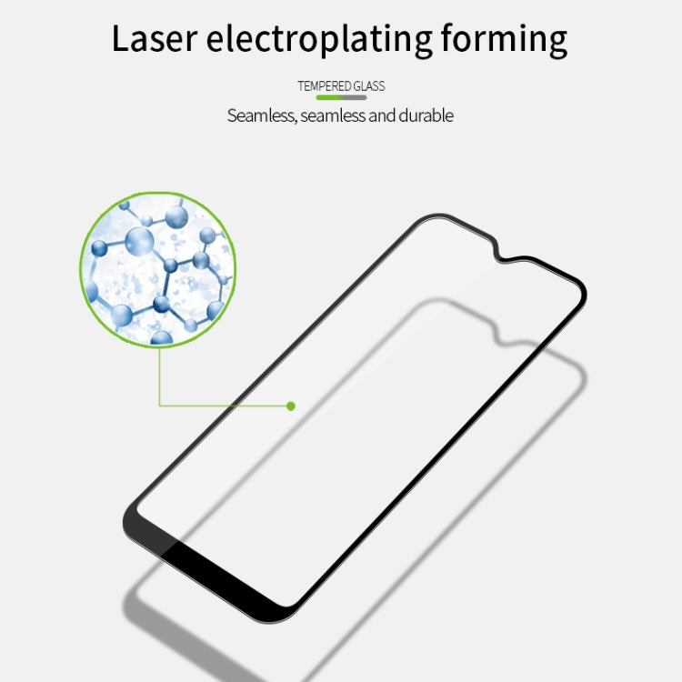 Tempered glass screen protector film, curved edges with smooth cutout shape