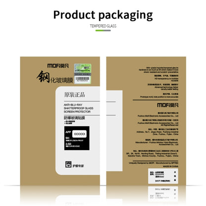 Tempered glass screen protector film package, 9H 2.5D full screen