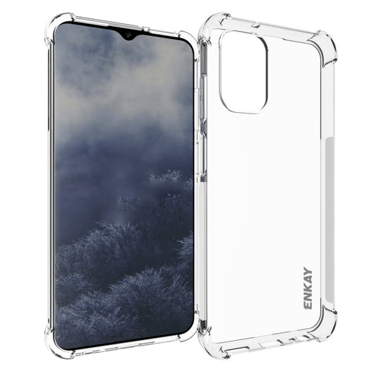 Transparent TPU phone case with shockproof corners and cutouts for Nokia G60 5G