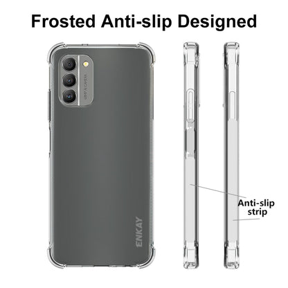 ENKAY frosted TPU phone case for Nokia G400 5G, anti-slip texture, camera cutout