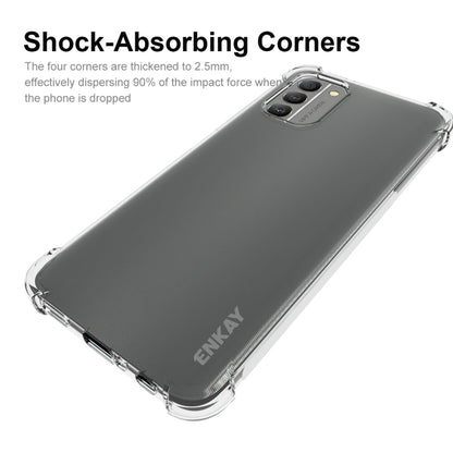 ENKAY shockproof TPU phone case for Nokia G400 5G with reinforced corner protection