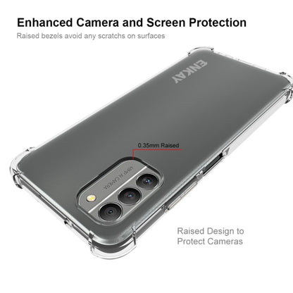 ENKAY TPU phone case for Nokia G400 5G with raised camera and screen protection