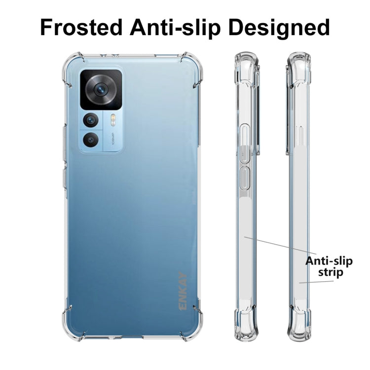 Frosted anti-slip TPU phone case with shockproof edges for Redmi K50 Ultra